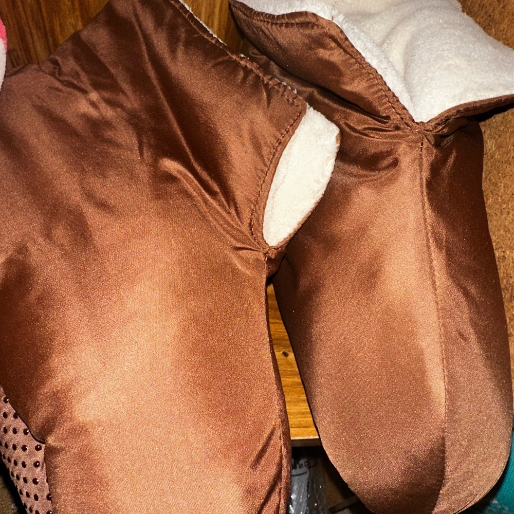 Brown Cozy Winter Mittens